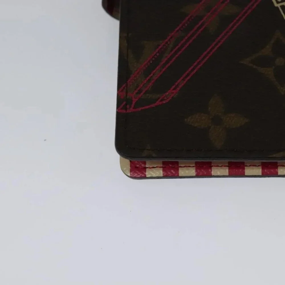 LOUIS VUITTON Monogram Trunk Agenda PM Day Planner Cover R20031 LV Auth 123439